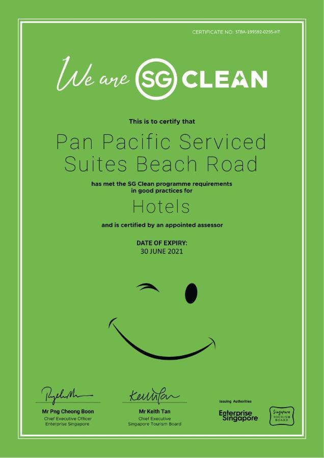 Pan Pacific Serviced Suites Beach Road, Singapore Esterno foto